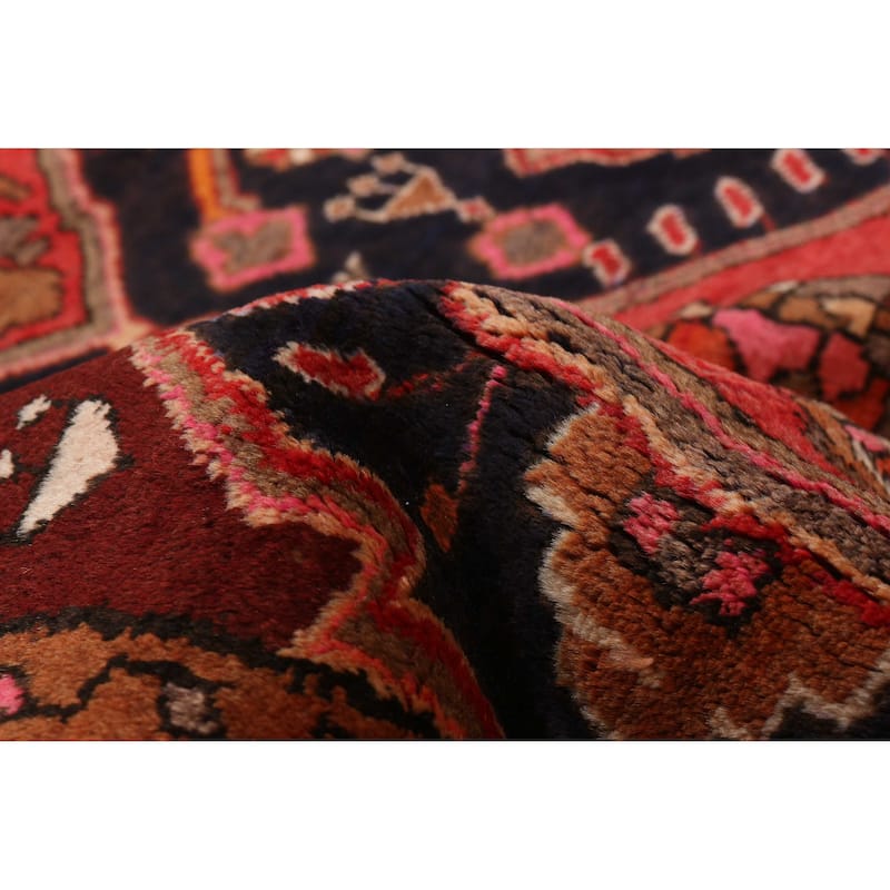 ECARPETGALLERY Hand-knotted Konya Anatolian Navy, Red Wool Rug - 3'10 x 9'8