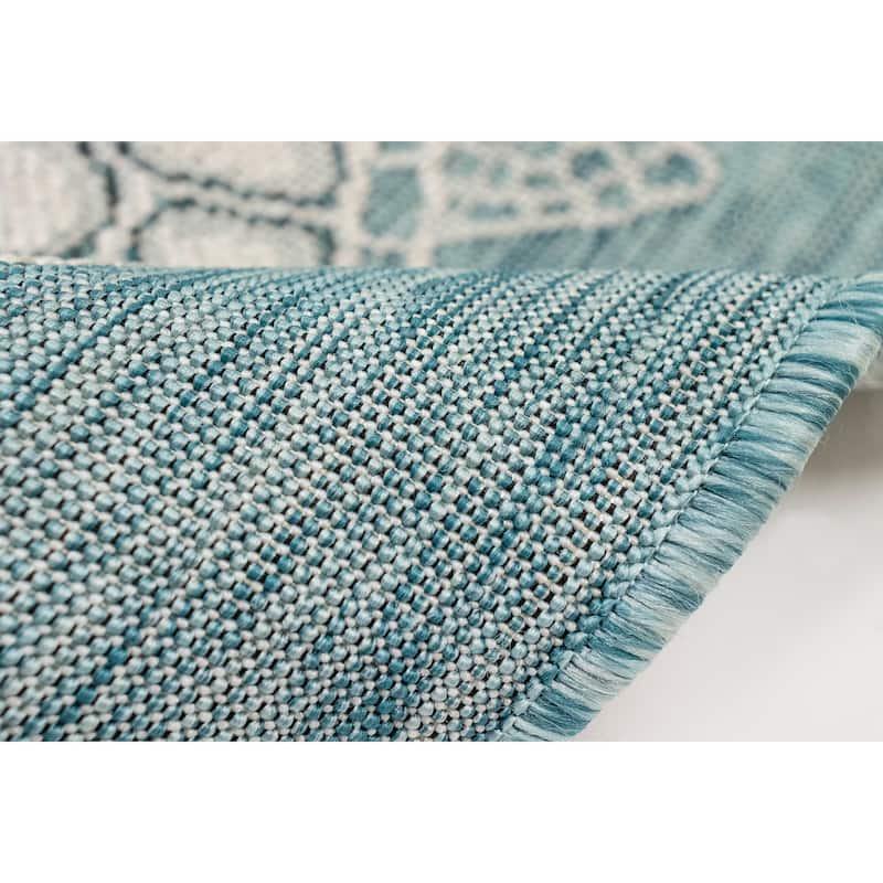 Liora Manne Carmel Collection Sea Turtles Indoor/ Outdoor Area Rug