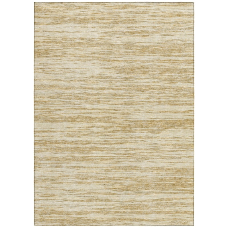 HomeRoots Abstract Modern Rectangle Outdoor Rug