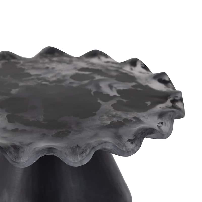 Black Resin Cake Stand Small
