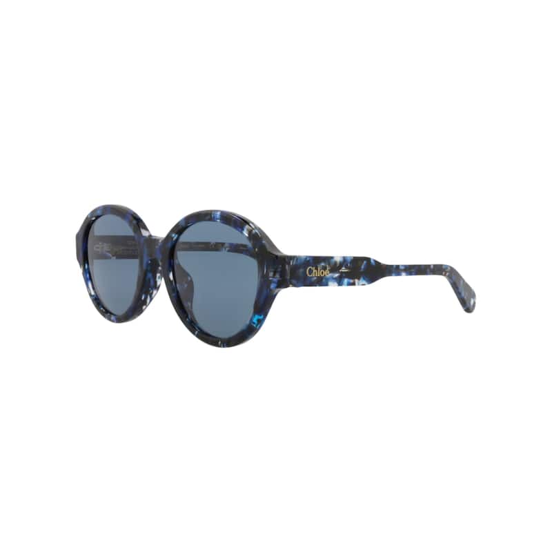 Chloé Round-Frame Recycled Acetate Sunglasses