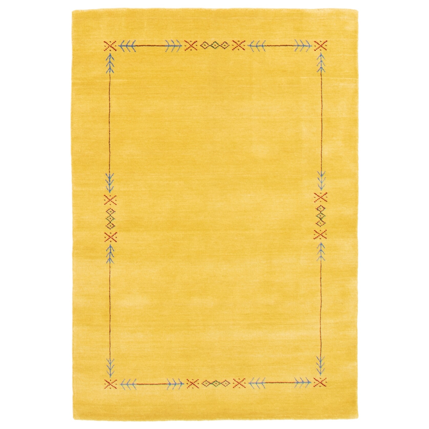 eCarpet Gallery Area Rug for Living Room 364783 Bedroom Hand-Knotted Wool Rug Kashkuli Gabbeh Gabbeh Yellow Rug 4'0 x 5'9 eCarpet Gallery Area Rug for Living Room 364783 Bedroom Hand-Knotted Wool Rug Kashkuli Gabbeh Gabbeh Yellow Rug 4'0 x 5'9