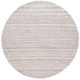 preview thumbnail 38 of 57, SAFAVIEH Handmade Ebony Gentiane Modern Wool Rug 6' Round - Silver/Grey - Round