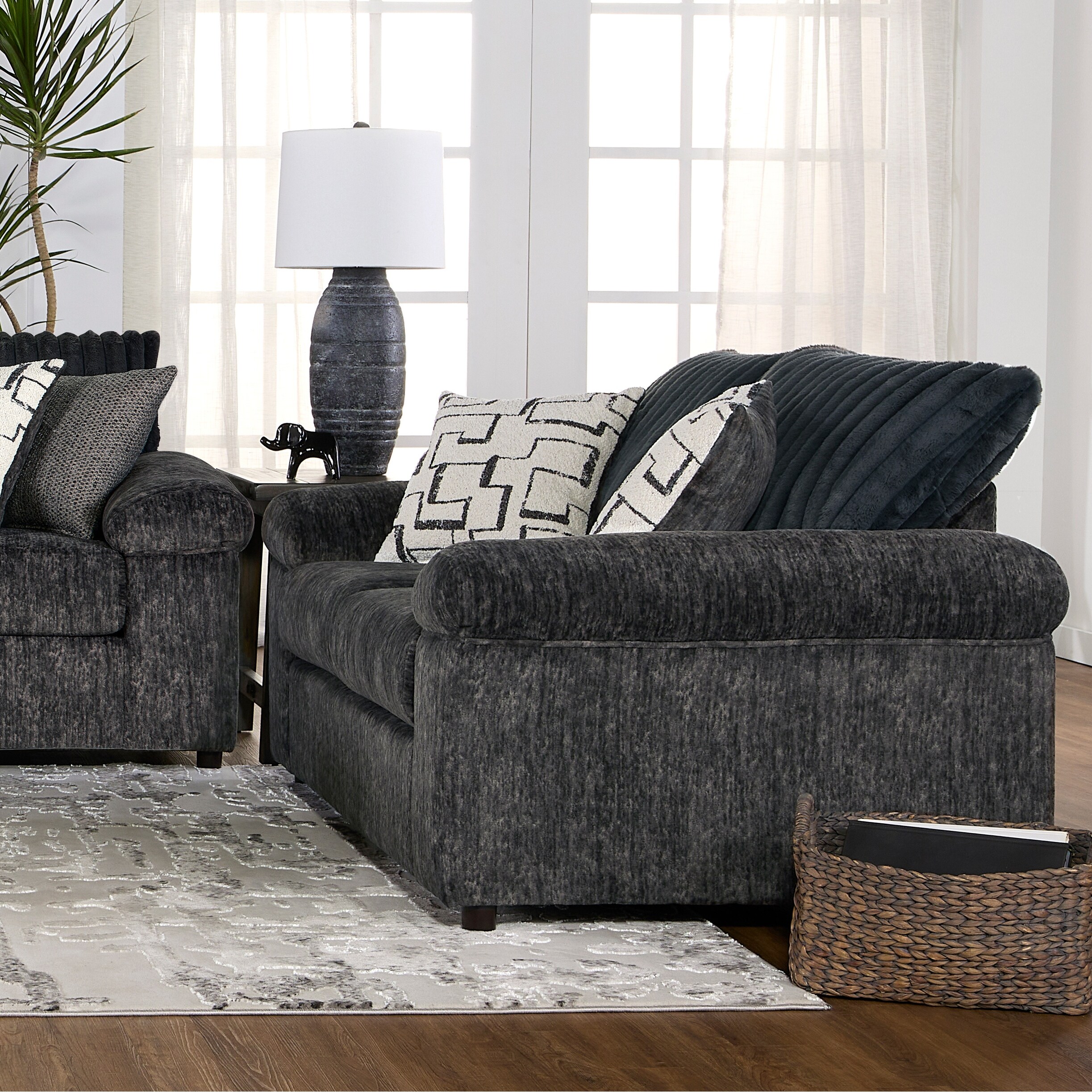 Roundhill Furniture Nason Sofa - Thumbnail 2