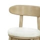 preview thumbnail 10 of 24, Christopher Knight Home - Ashley Contemporary Upholstered Round Cushion Bar Stools with Rubberwood Frame, Set of 2