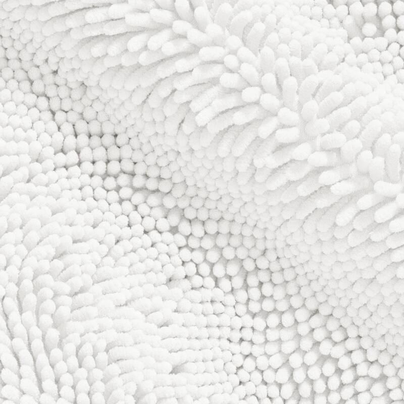 Becky Cameron Ultra Soft Chenille 34" x 21" Bath Mat - 34"x 21" - White