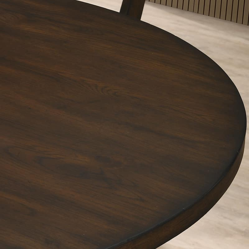 Roundhill Furniture Windvale 5-pc. Cross-back Wood Dining Set