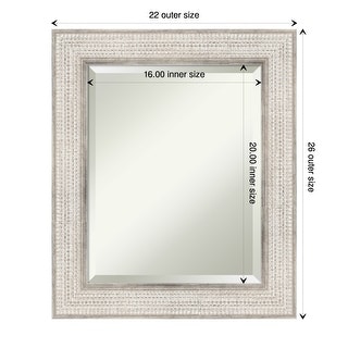 72 x 62 cm Silver Premier Housewares Classic Wall Mirror 
