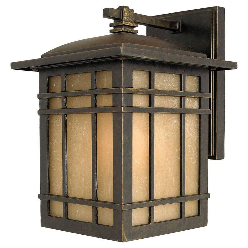 Hillcrest 1-Light Outdoor Wall Lantern in Imperial Bronze - Imperial Bronze
