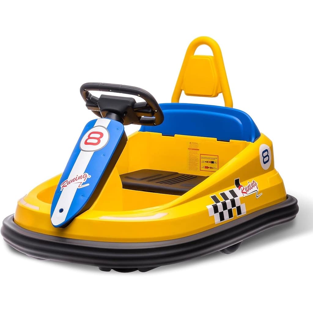 6V Electric Ride On Toy Bumper Car for Kids 1.5-6 Years Old