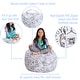 preview thumbnail 147 of 192, Kids' Stuffed Animal Storage Bean Bag Chair Cover or Toy Organizer