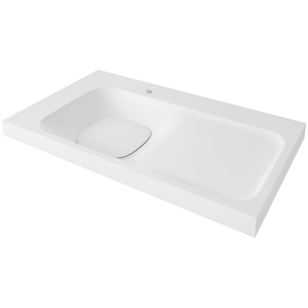 DXV DXV Modulus 36" Rectangular Solid Surface Drop In Bathroom Sink
