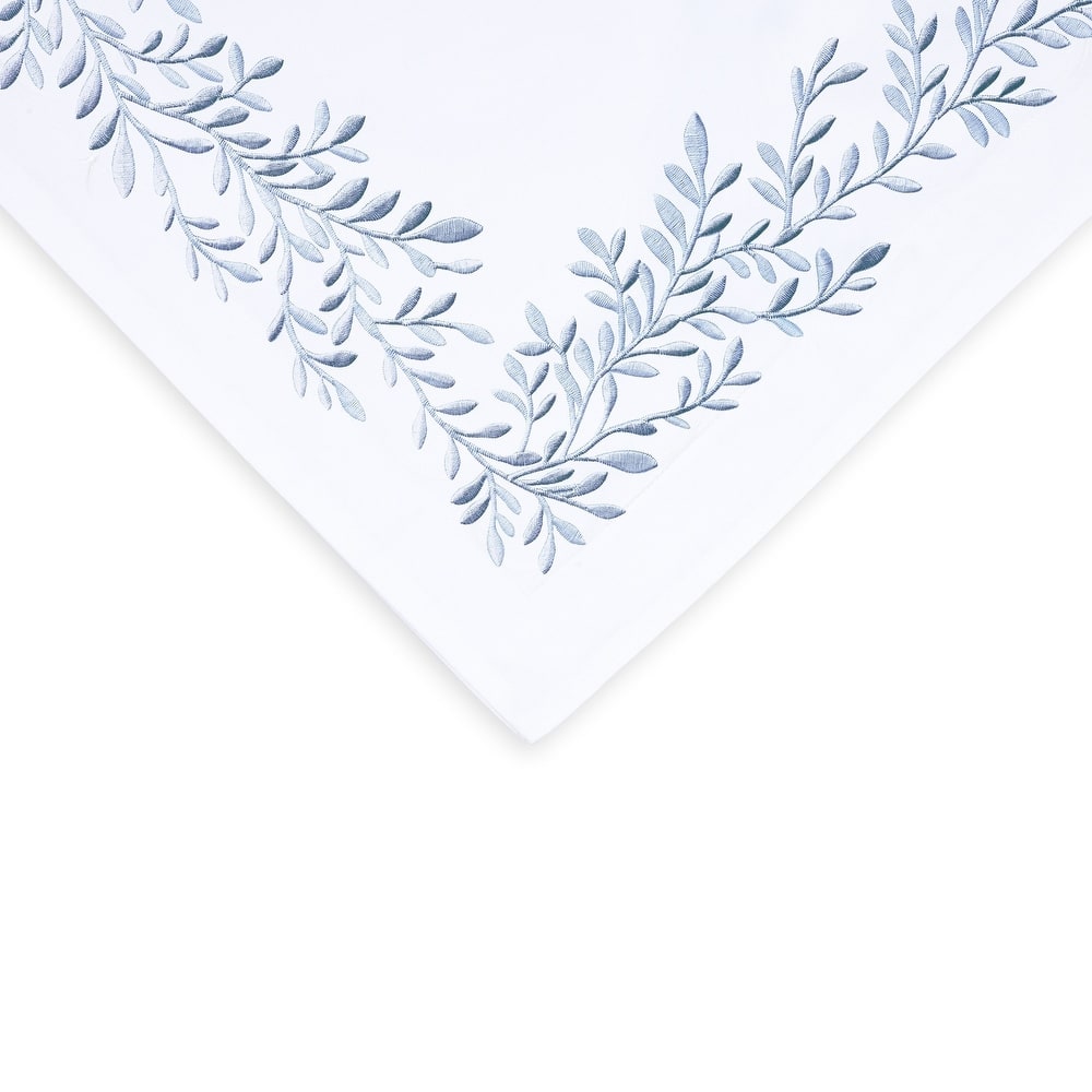 Home Sweet Home Collection 600TC Cotton Floral Embroidery Duvet Set - 3 Color