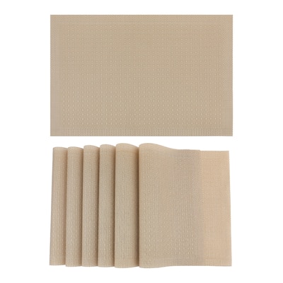 Rustic Placemats Set of 6 Placemats for Dining Table Decor Indoor Outdoor Kitchen Table Mat - 18*12in