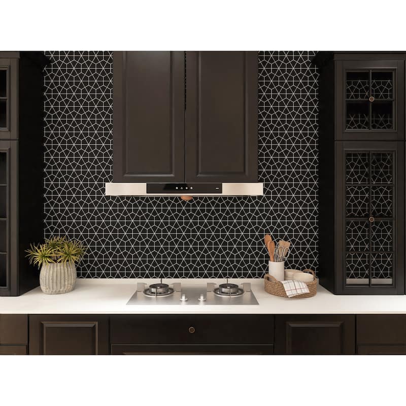 Porcelain Mosaic Tiles - White Diamond Mosaic Tiles