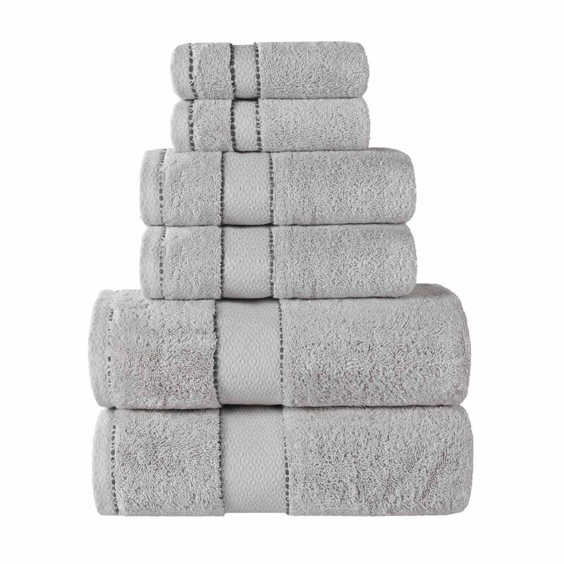 Superior Niles Cotton Ultra-Plush Absorbent 6 Piece Towel Set