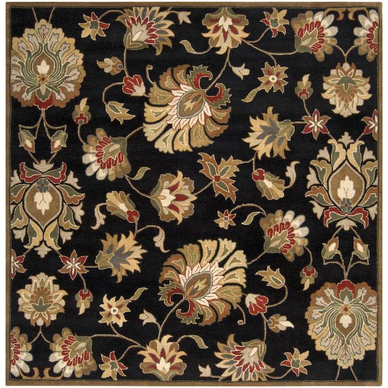 Livabliss Caesar Handmade Floral Wool Area Rug