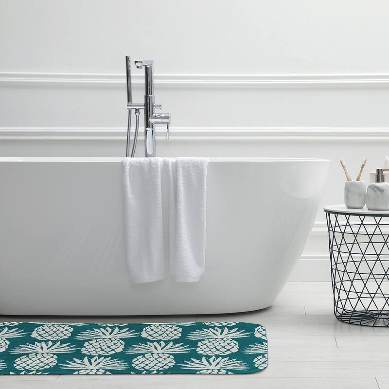 Pineapple Pattern Bathmat