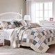 preview thumbnail 1 of 16, Greenland Home Oxford Quilted Bedspread Set, Traditional Plaid, Cotton