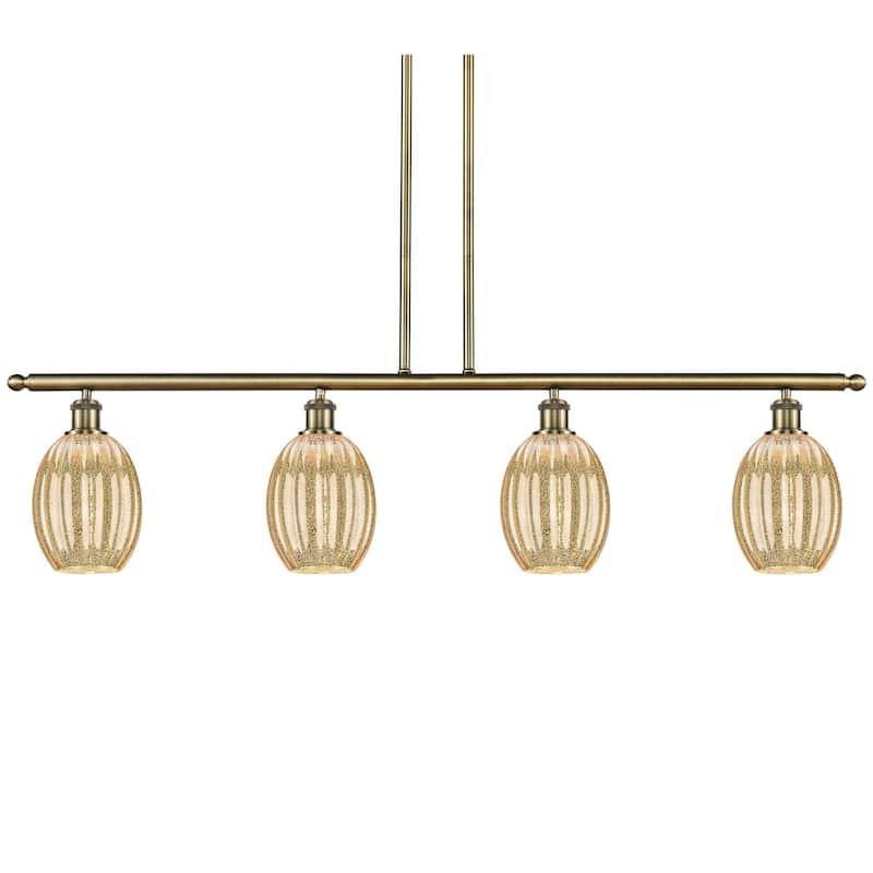 Innovations Lighting 516-4I-12-48 Preston Linear Preston 4 Light 48" - Antique Brass / Mercury