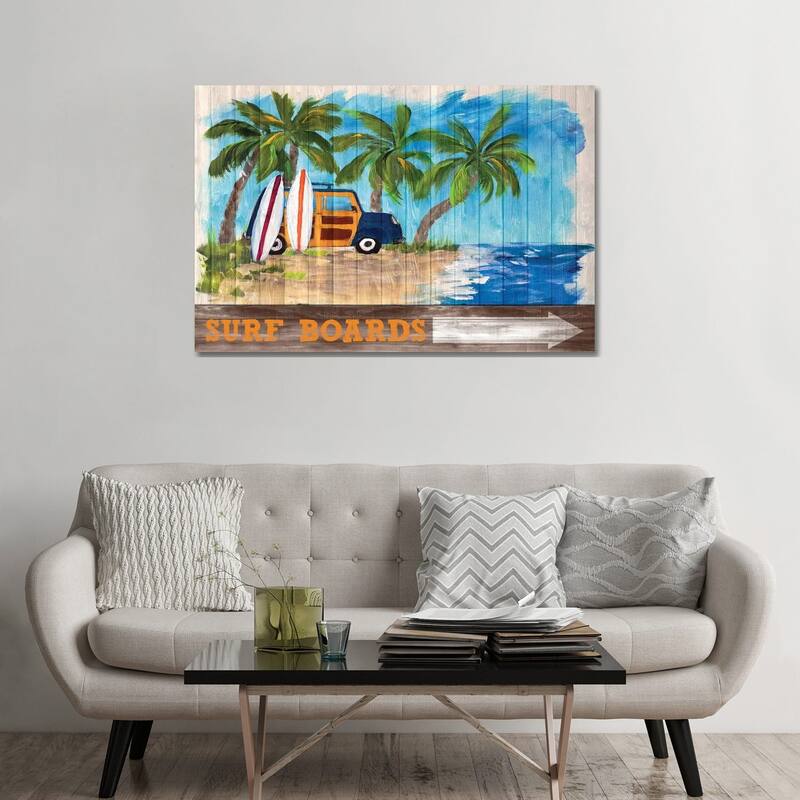 iCanvas "Surf Boards" by Julie Derice Canvas Print - 32x48x1.5