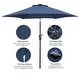 preview thumbnail 3 of 68, Ainfox 7.5ft Patio Umbrella Outdoor Umbrella Tilt Multi-color Without Base