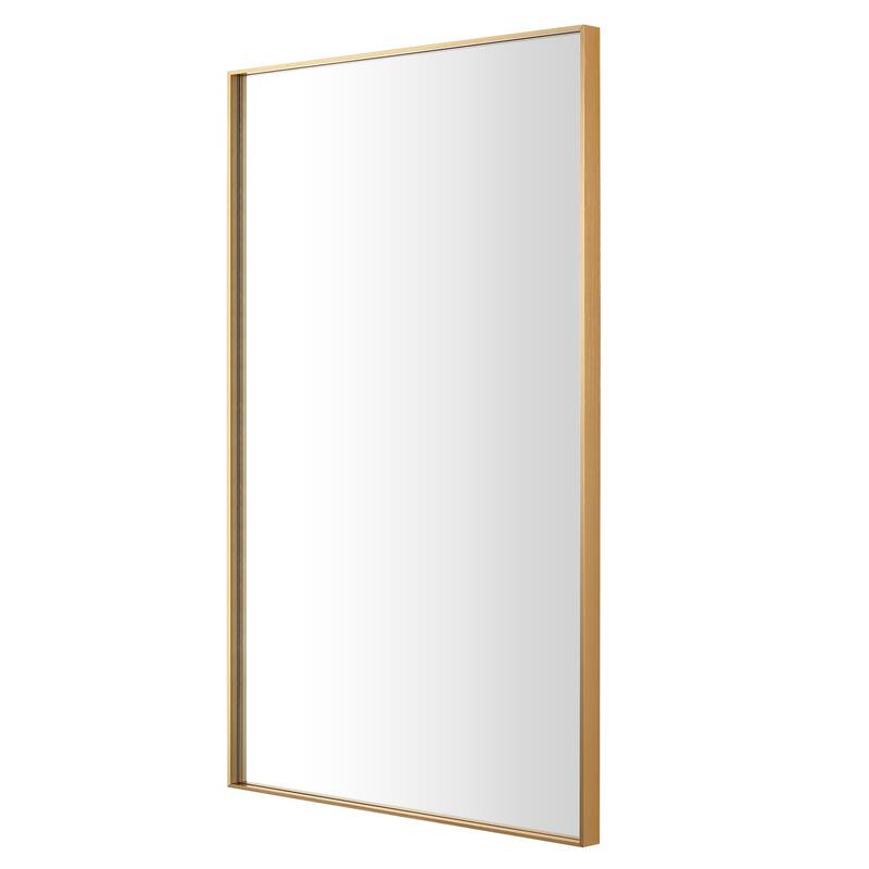 Modern Rectangle Framed Bathroom Vanity Mirror Accent Wall Mirror