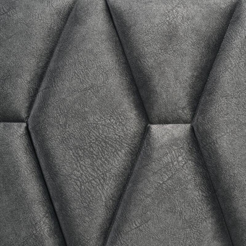 Taraval White Queen Upholstered Panel Bed