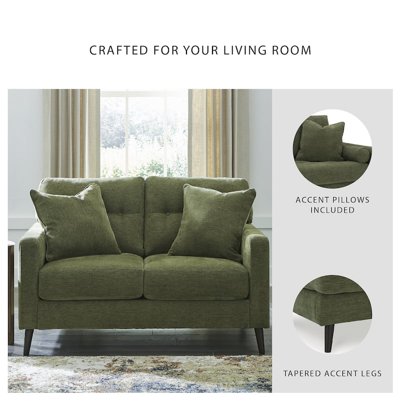 Signature Design by Ashley Bixler Loveseat - 57" W x 38" D x 37" H