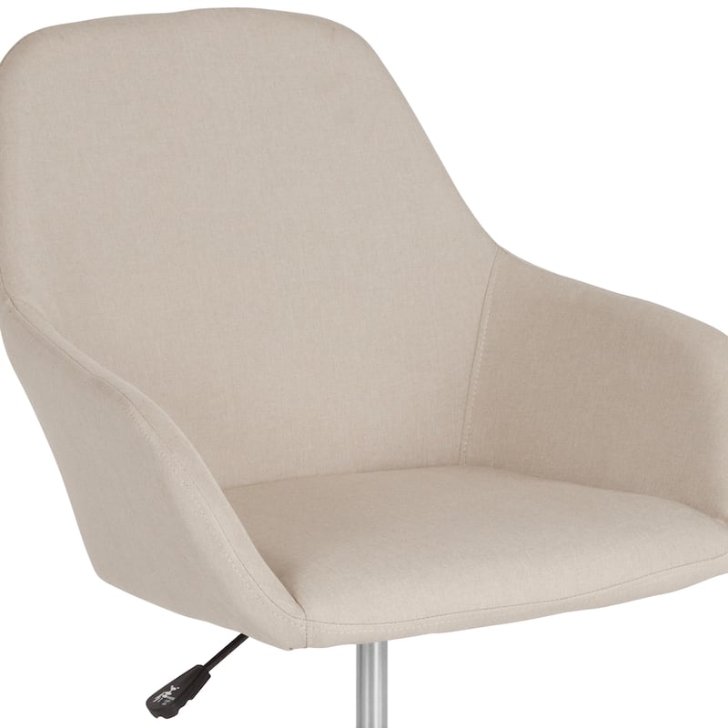 Home & Office Mid-Back LeatherSoft Upholstered Swivel Chair