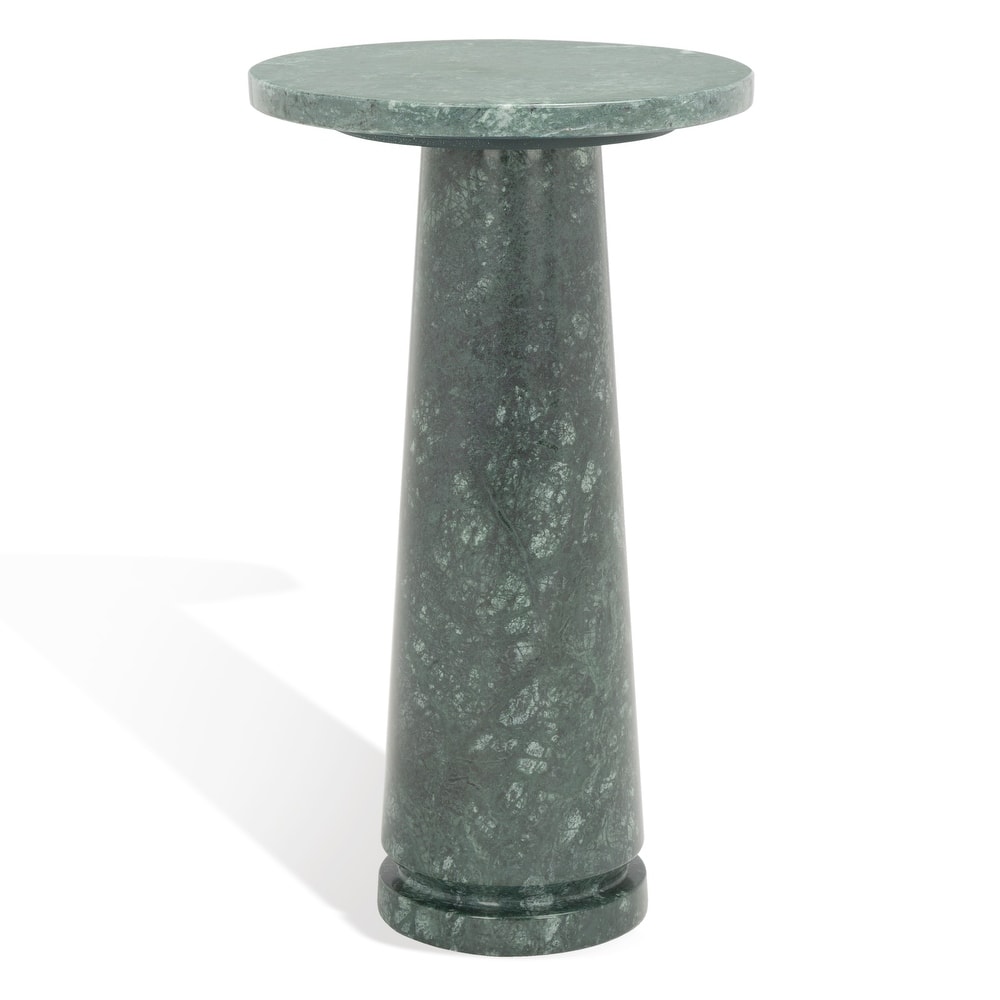 SAFAVIEH Couture Jose Round Marble Accent Table - 10"W x 10"D x 18"H