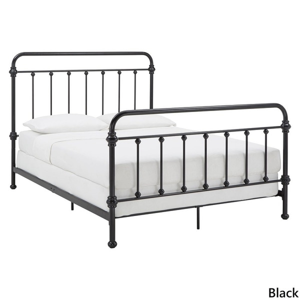 Giselle graceful lines victorian iron metal bed cheap by inspire q classic