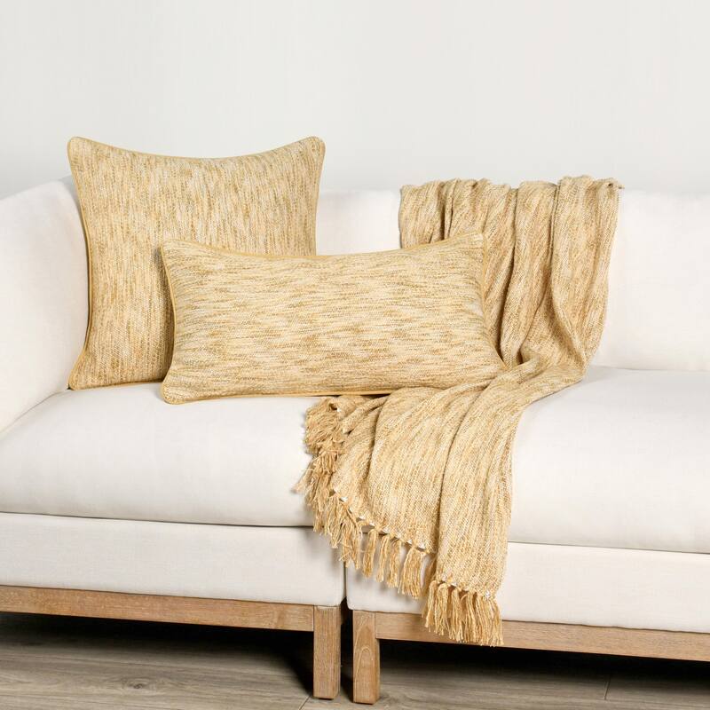 Villa by Classic Home Sharma Cotton Blend Throw Pillow
