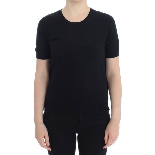 Shop Dolce Gabbana Black Crewneck Sweater Women S T Shirt Overstock