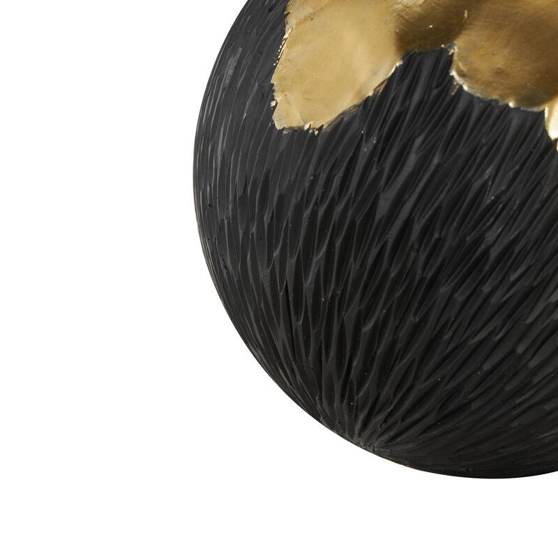 Gold or White Resin Decorative Orbs & Vase Filler with Varying Sizes (Set of 3)