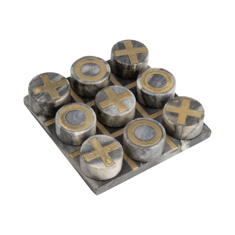 Sagebrook Home Contemporary Tic Tac Toe Game Board