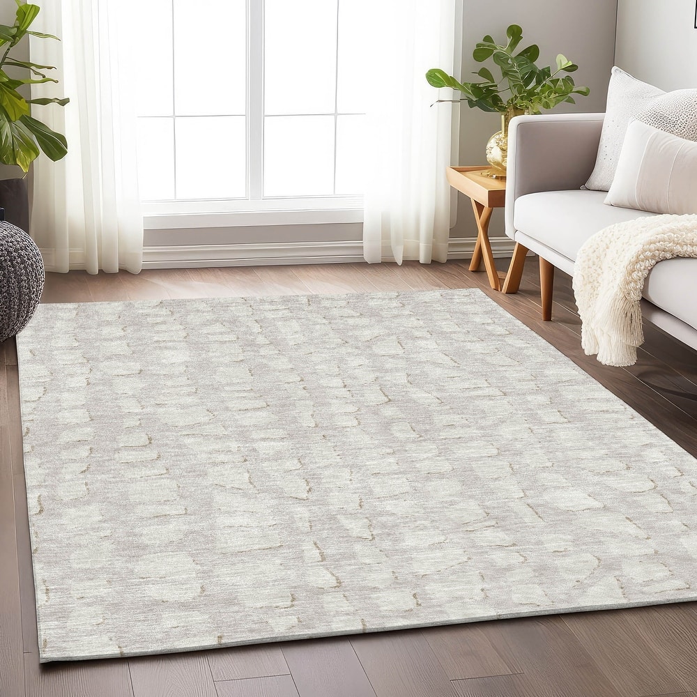 Premium Washable Super Soft Contemporary Cobble Mayfield Rug