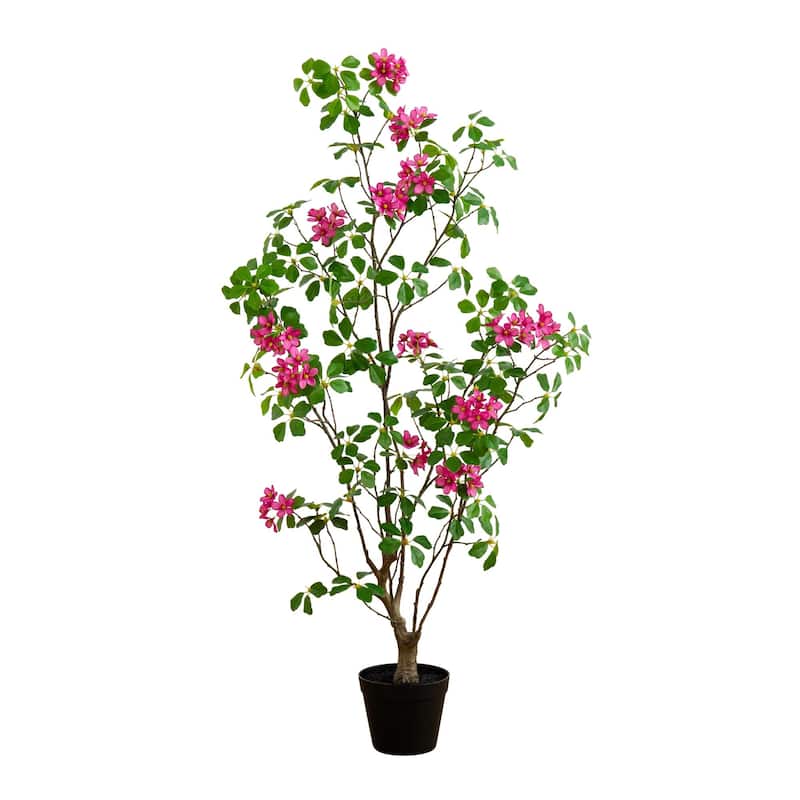 4' Artificial Dogwood Tree with Real Touch Leaves - Green