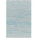 preview thumbnail 2 of 5, Hand-Woven Canoas Cotton/Leather Area Rug (2' x 3') - 2' x 3'