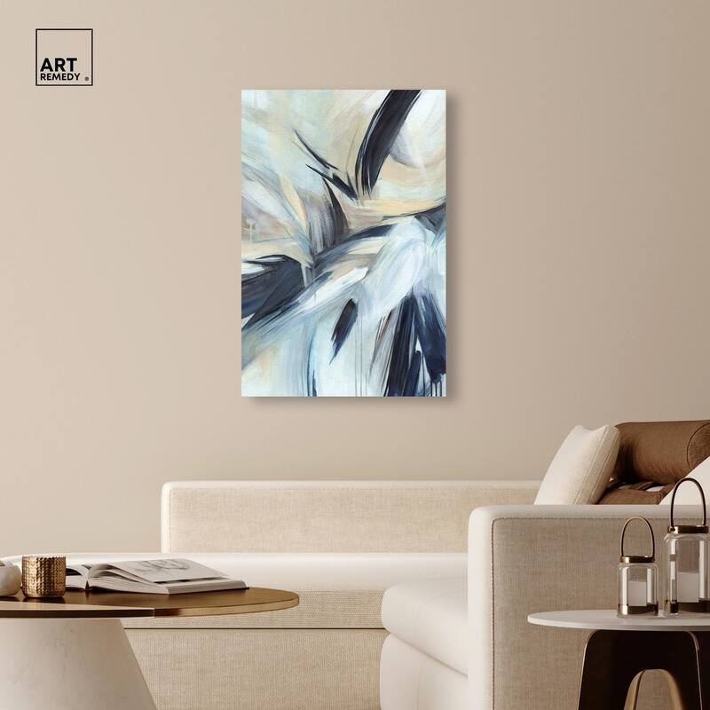Layered Shadows Canvas by Art Remedy, Gallery Wrapped