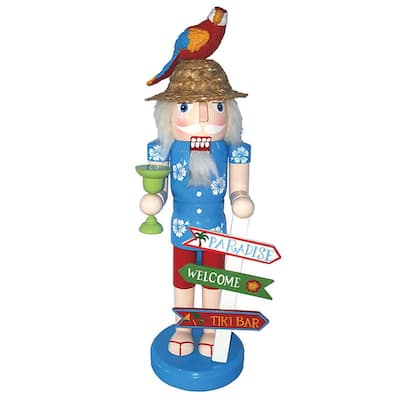 14" Welcome to Paradise Christmas Nutcracker
