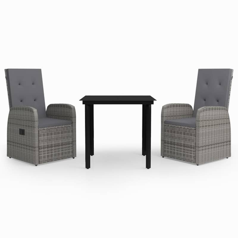 vidaXL Patio Dining Set Outdoor Dining Set Table and Chair Set for Garden