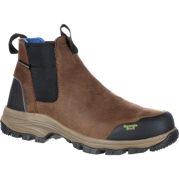 Georgia Boot Blue Collar Waterproof Romeo Pull-On Work Boot. Opens flyout.