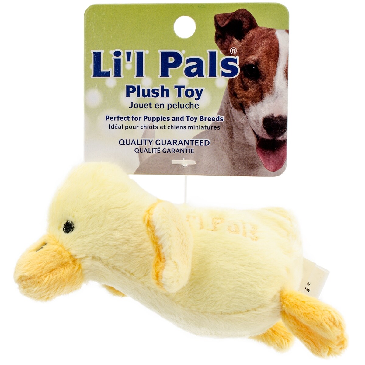 Lil Pals Plush Small Dogpet Toy W Squeaker Duck