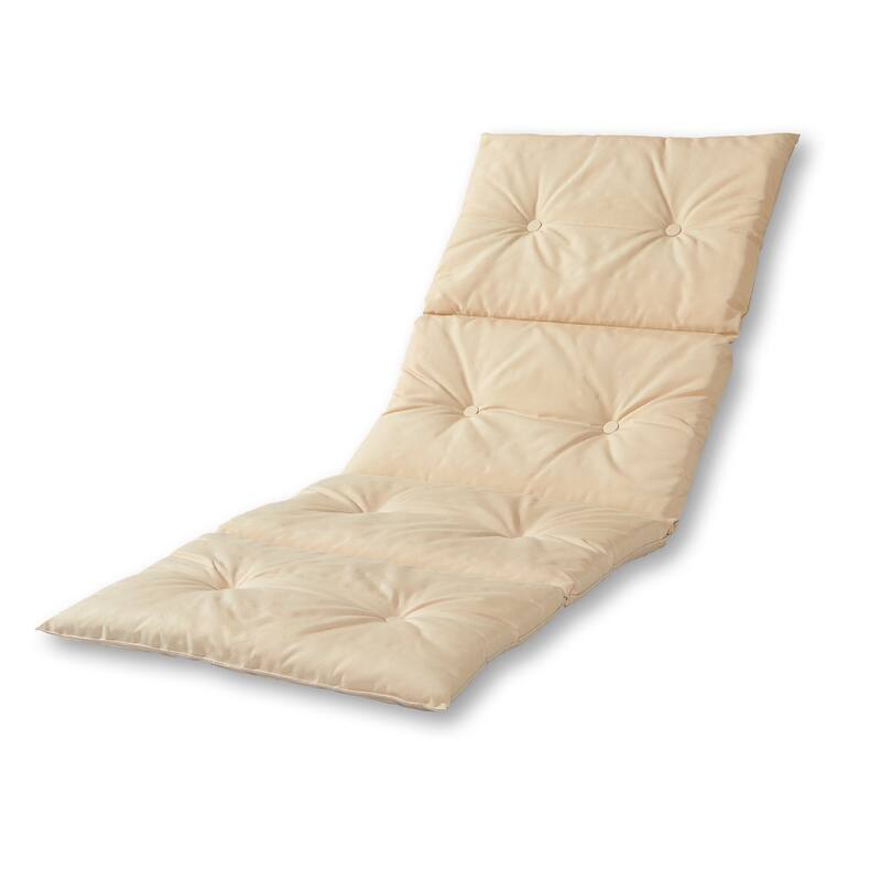 Greendale Home Fashions Outdoor Chaise Lounge Pad - Sand