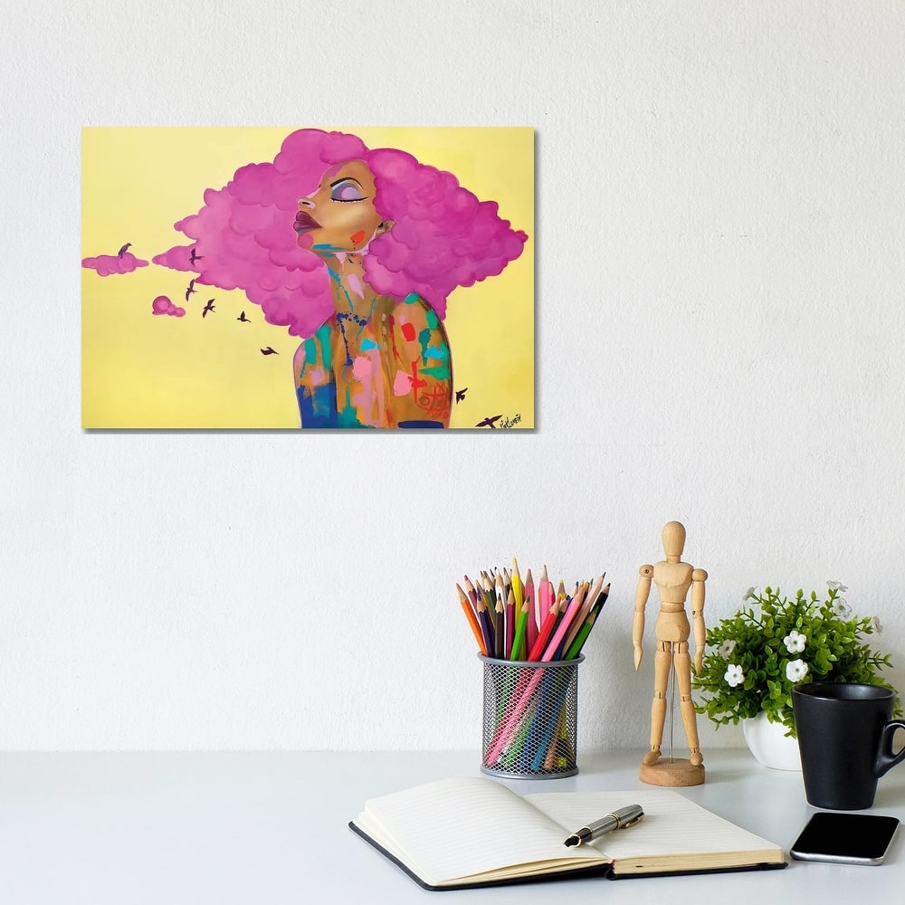 iCanvas "Pink" by Pinklomein Canvas Print