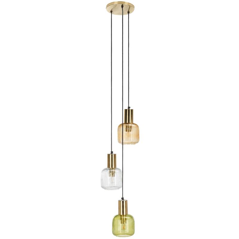 SAFAVIEH Lighting Rhea 3 Light 13-inch Pendant. - 13"W x 13"D x 51"H