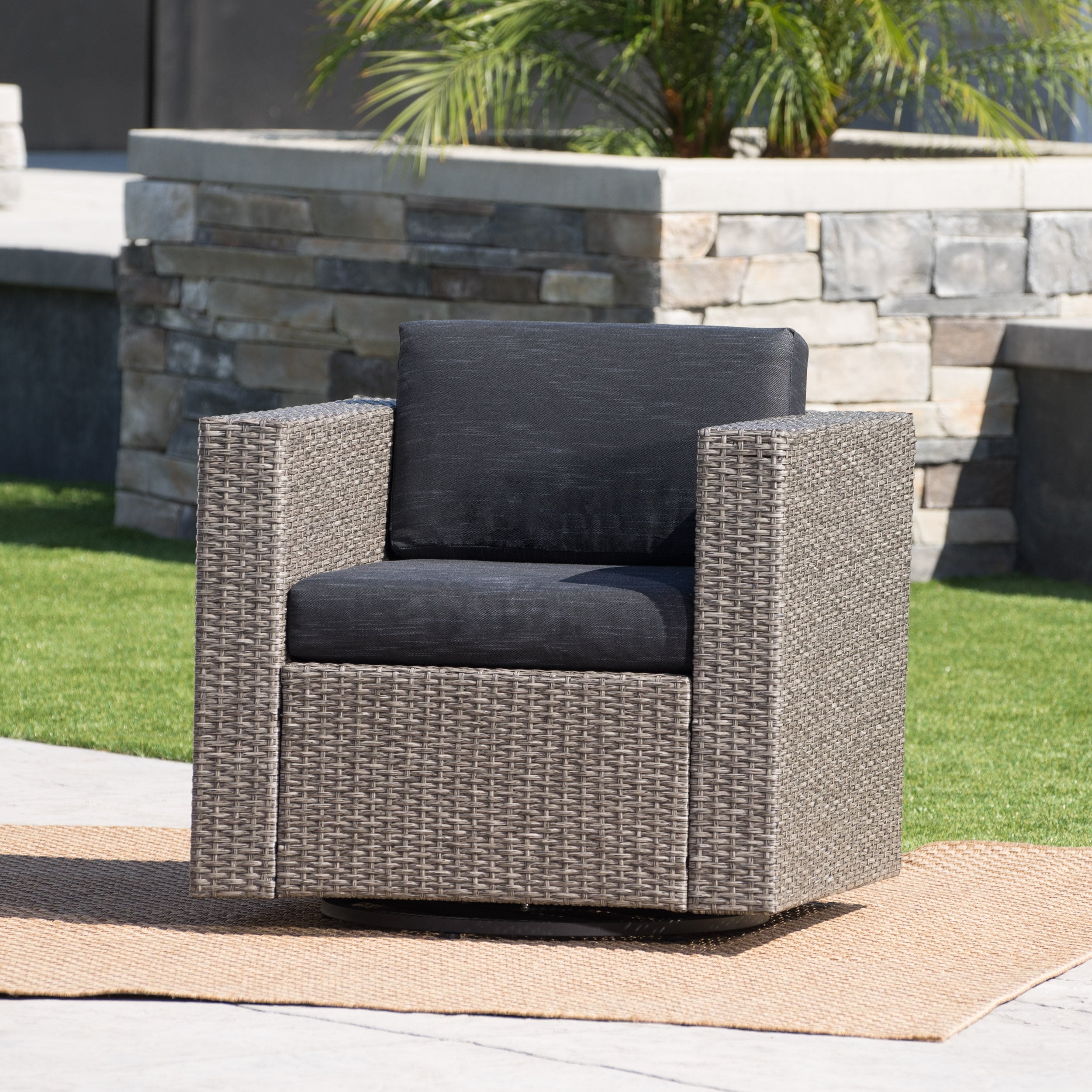 Puerta wicker club chair shop
