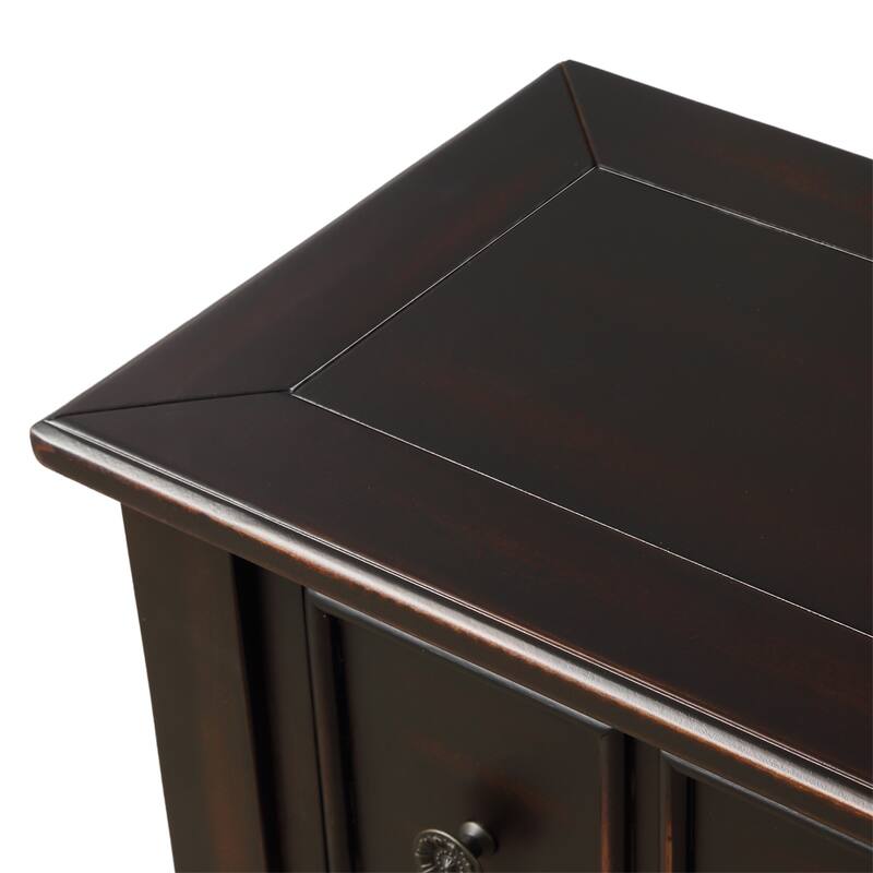 Merax Rustic 4-drawers Long Entryway Console Table