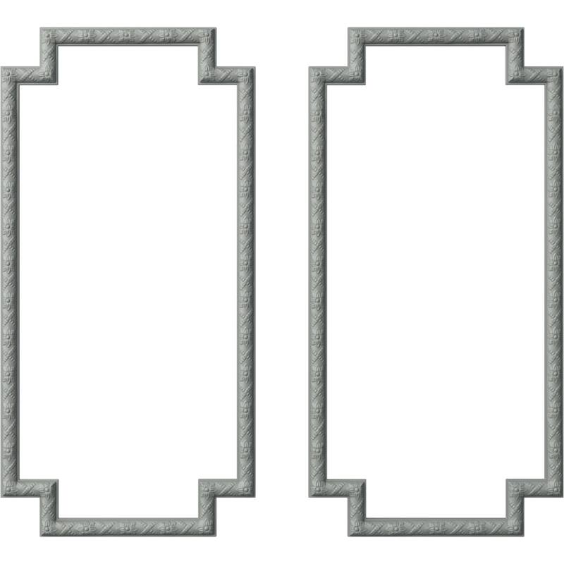 Sellek Panel Moulding Kit - 24"W x 48"H - Double Pack
